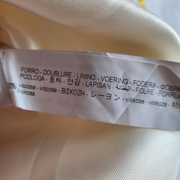 Zara NWT XS-S oversized linen blend vest, off white - Picture 9 of 12